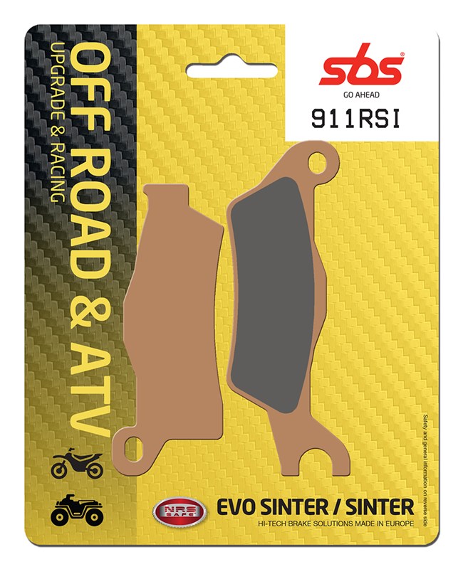 SBS brake pads KH618 OFF-ROAD racing sinteredcolour gold CAN-AM outlander 800 / 1000 12-, renegade 1000 12-, left front (911RSI)